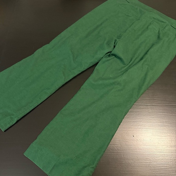 J. Crew Kelsey Green Wide-Leg Pants - Picture 7 of 7
